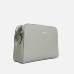 Bolso manos libres larah de cuero para mujer - Gris