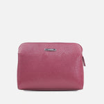 Bolso manos libres larah de cuero para mujer - Vino
