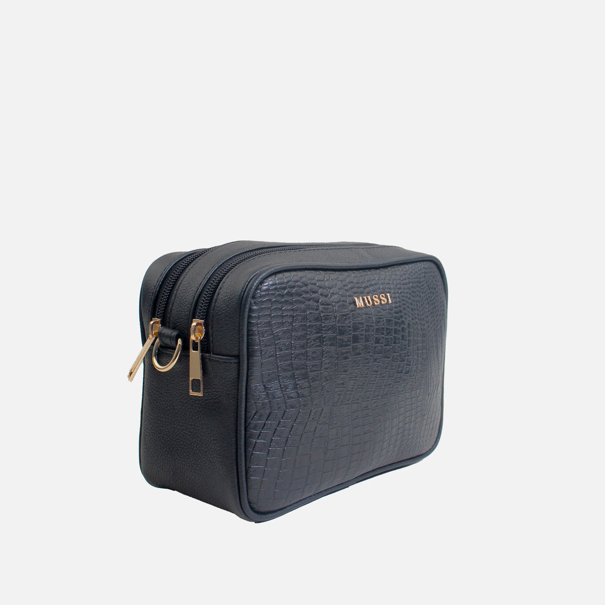 Bolso manos libres dulcinea de cuero para mujer - Negro