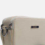 Bolso manos libres estela de cuero para mujer - Hueso