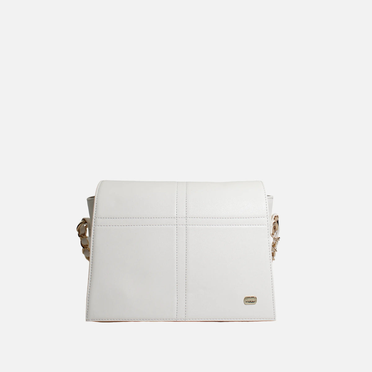 Bolso manos libres aylen de sintético para mujer - Blanco
