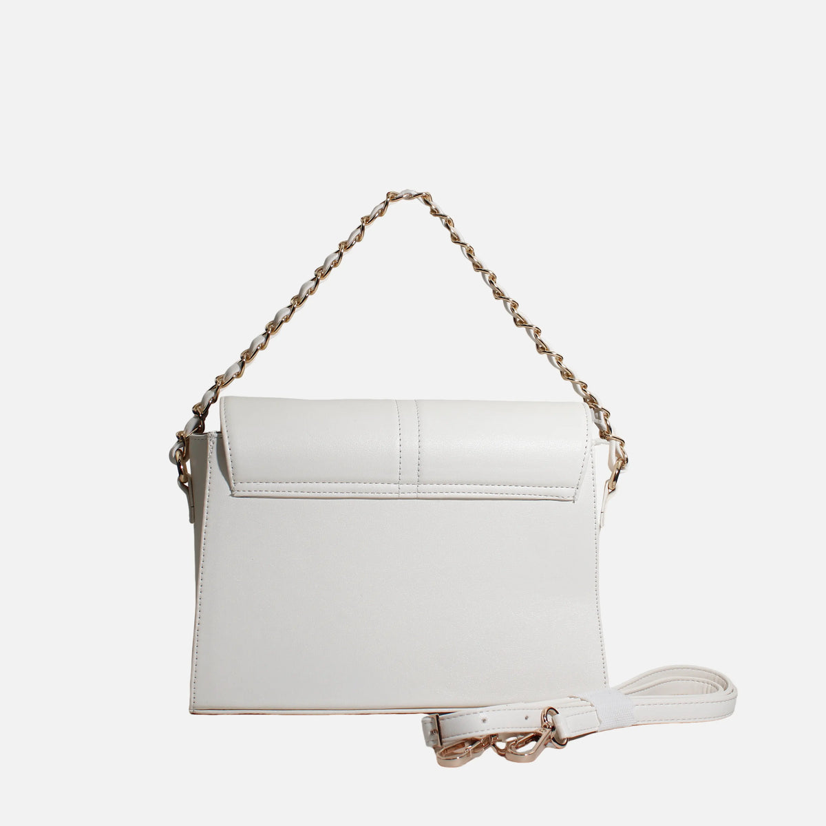 Bolso manos libres aylen de sintético para mujer - Blanco