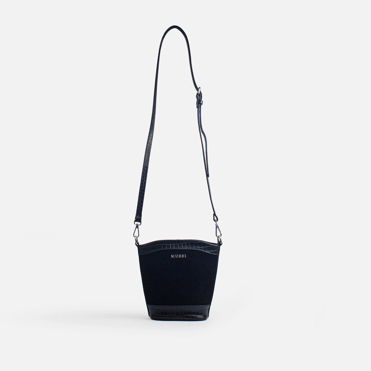 Bolso manos libres ailen de sintético para mujer - Negro