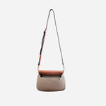 Bolso manos libres eline de cuero para mujer - Miel