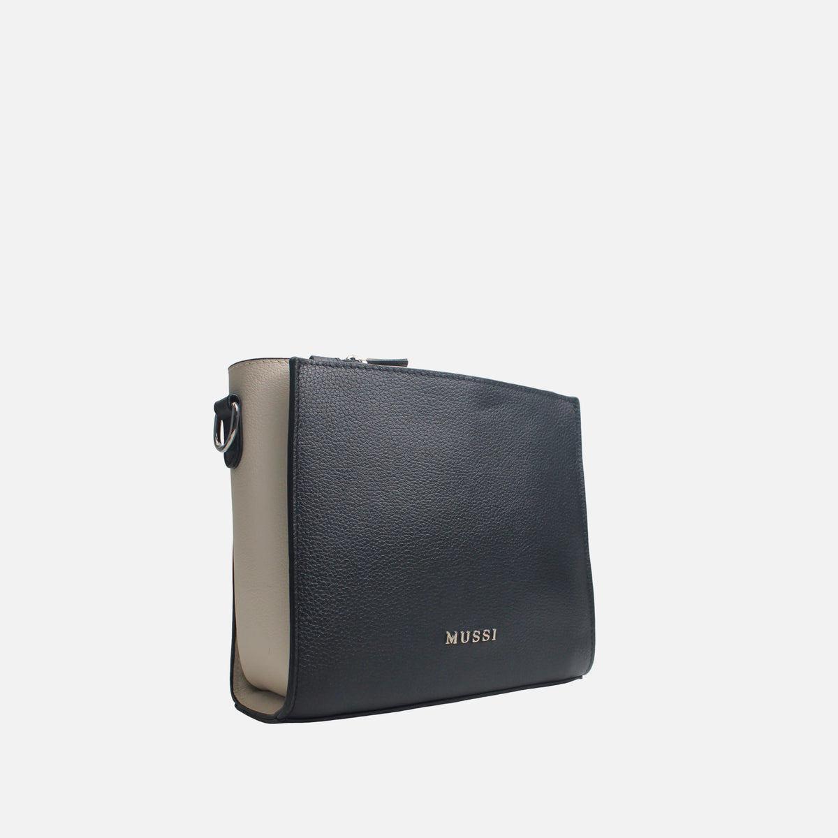 Bolso manos libres arlet de cuero para mujer - Negro