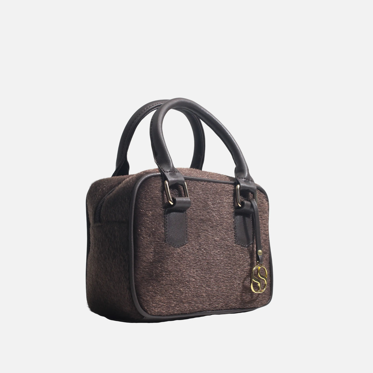 Bolso manos libres faniah de sintético para mujer - Café