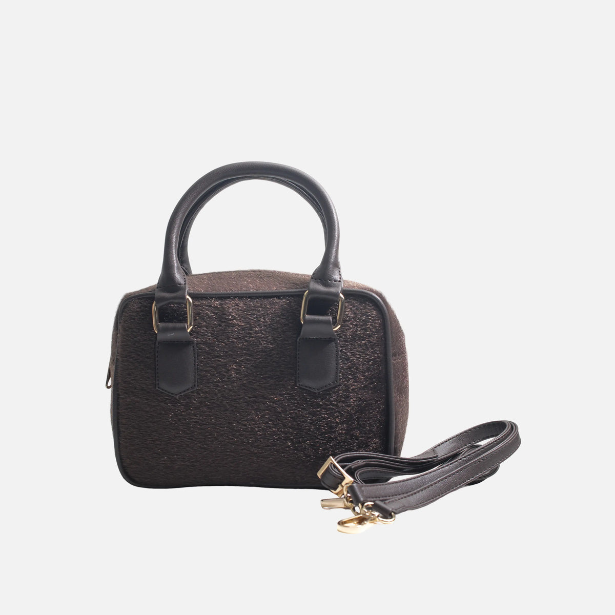Bolso manos libres faniah de sintético para mujer - Café