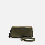 Bolso manos libres pontiara de cuero para mujer - Verde