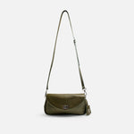 Bolso manos libres pontiara de cuero para mujer - Verde