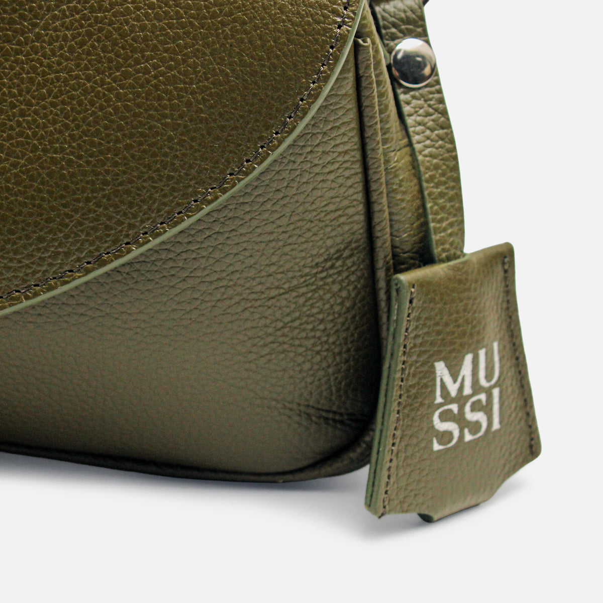 Bolso manos libres pontiara de cuero para mujer - Verde