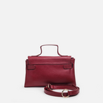 Bolso manos libres riviera de cuero para mujer - Rojo