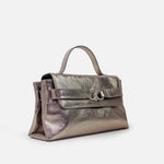 Bolso manos libres riviera de cuero para mujer - Bronce