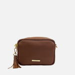 Bolso manos libres alessia de cuero para mujer - Miel