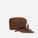 Bolso manos libres alessia de cuero para mujer - Miel