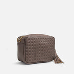 Bolso manos libres alessia de cuero para mujer - Taupe