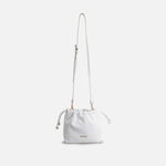 Bolso manos libres mia de cuero para mujer - Blanco