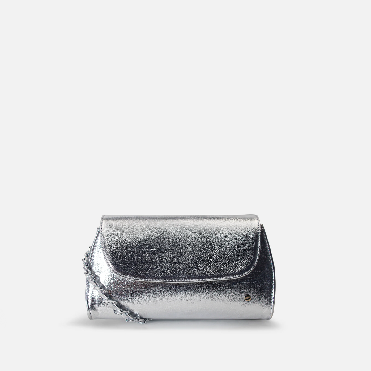 Bolso manos libres solaris de sintético para mujer - Plateado