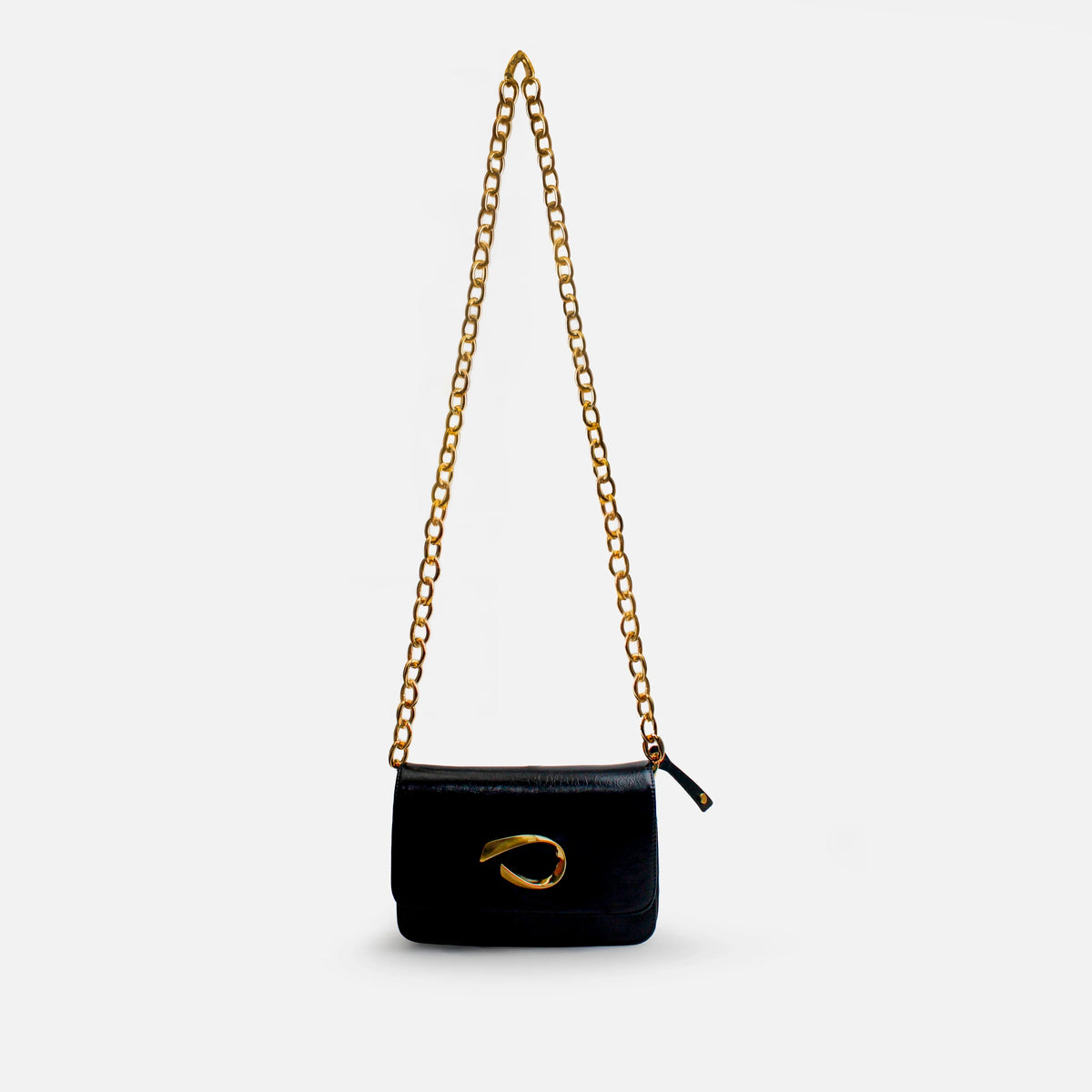 Bolso manos libres lyra de sintético para mujer - Negro