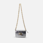 Bolso manos libres lyra de sintético para mujer - Plateado