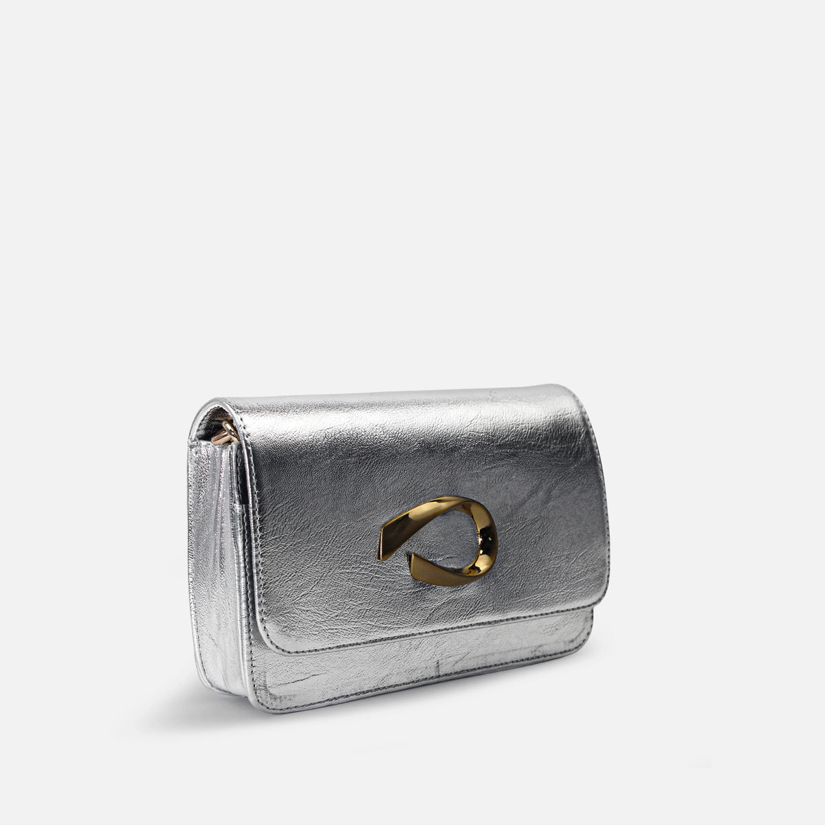 Bolso manos libres lyra de sintético para mujer - Plateado