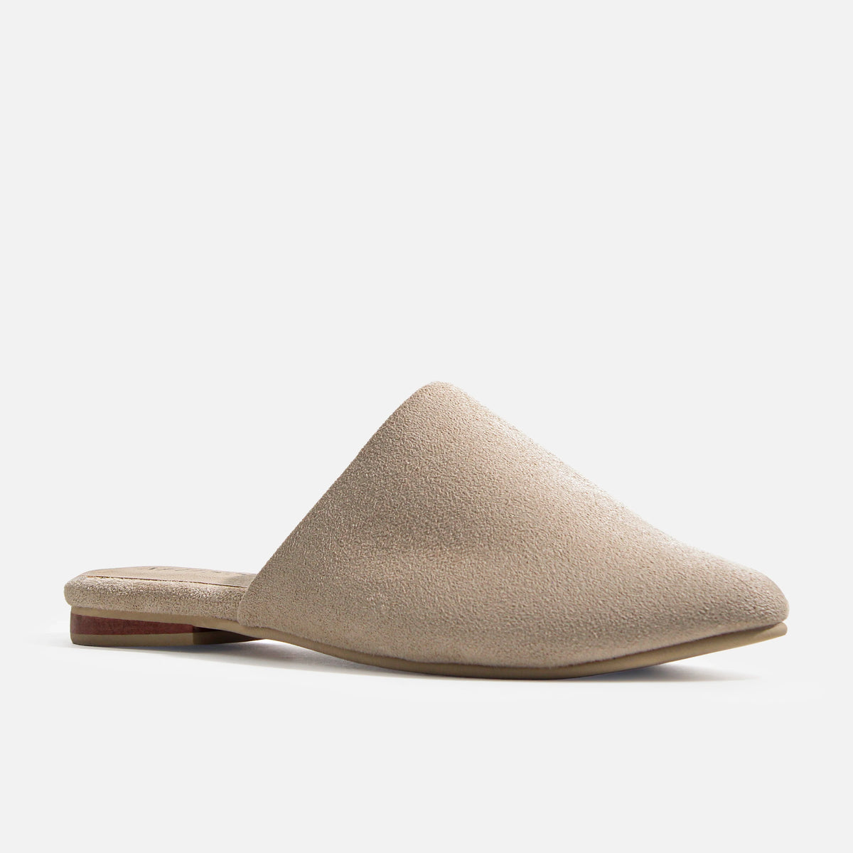 Zueco plano violet de sintético para mujer - Almendra