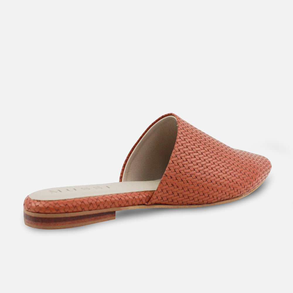 Zueco plano violet de sintético para mujer - Miel