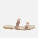 Sandalia plana alheli de sintético para mujer - Nude