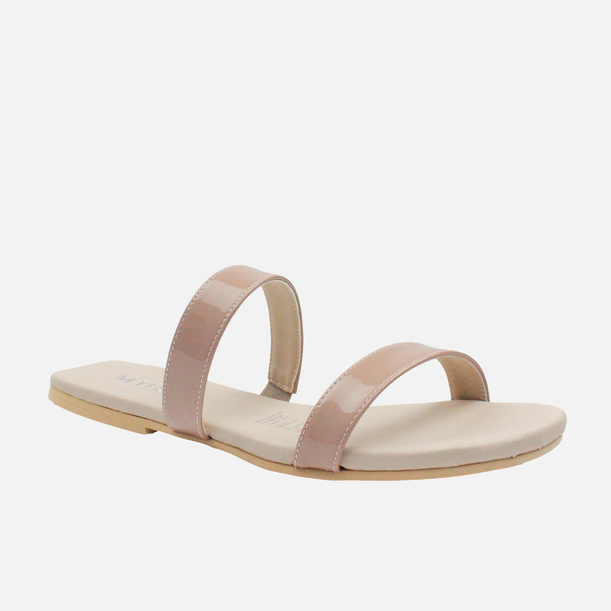 Sandalia plana alheli de sintético para mujer - Nude