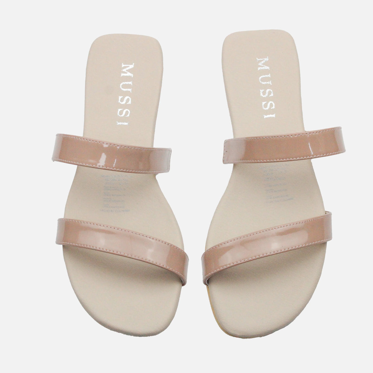 Sandalia plana alheli de sintético para mujer - Nude