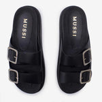 Sandalia flatform zambia de sintético para mujer - Negro