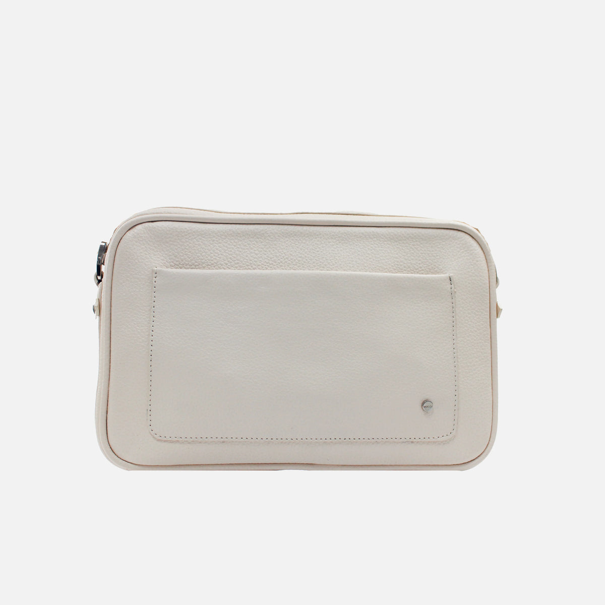 Bolso manos libres rubi de cuero para mujer - Hueso