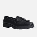 Mocasin plano kimberly de sintético para mujer - Negro