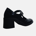 Mocasin tacon arlen de sintético para mujer - Negro