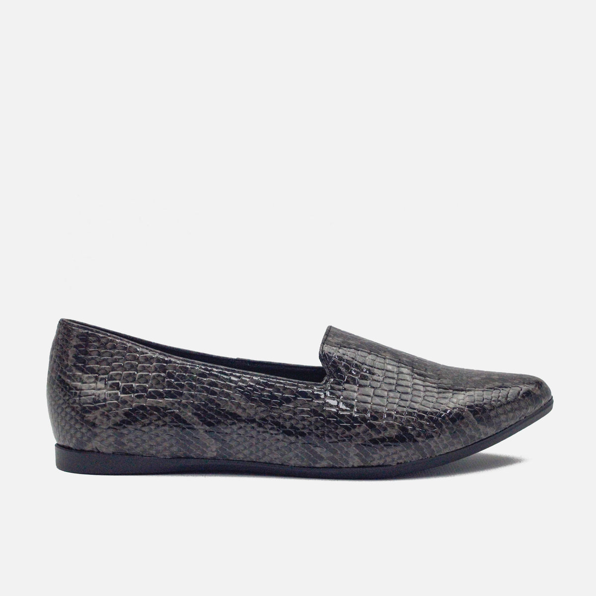 Baleta plana home de sintético para mujer - Gris