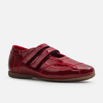 Baleta plana astra de cuero para mujer - Rojo