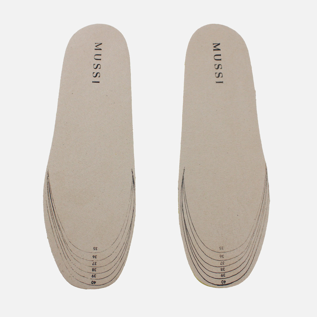 Plantilla recortable lyra de textil para mujer