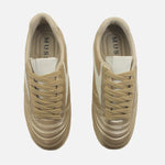 Tenis nina de cuero para mujer - Bronce