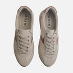 Tenis ona de cuero para mujer - Hueso