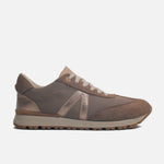 Tenis duna de cuero para mujer - Taupe