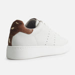 Tenis mary de cuero para mujer - Hueso