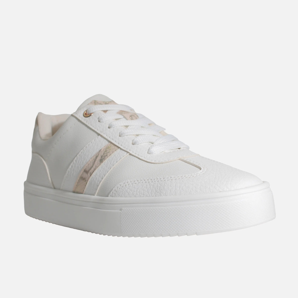 Tenis raina de sintético para mujer - Blanco