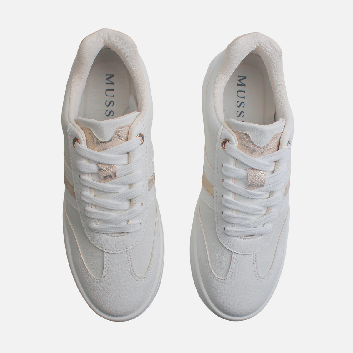 Tenis raina de sintético para mujer - Blanco