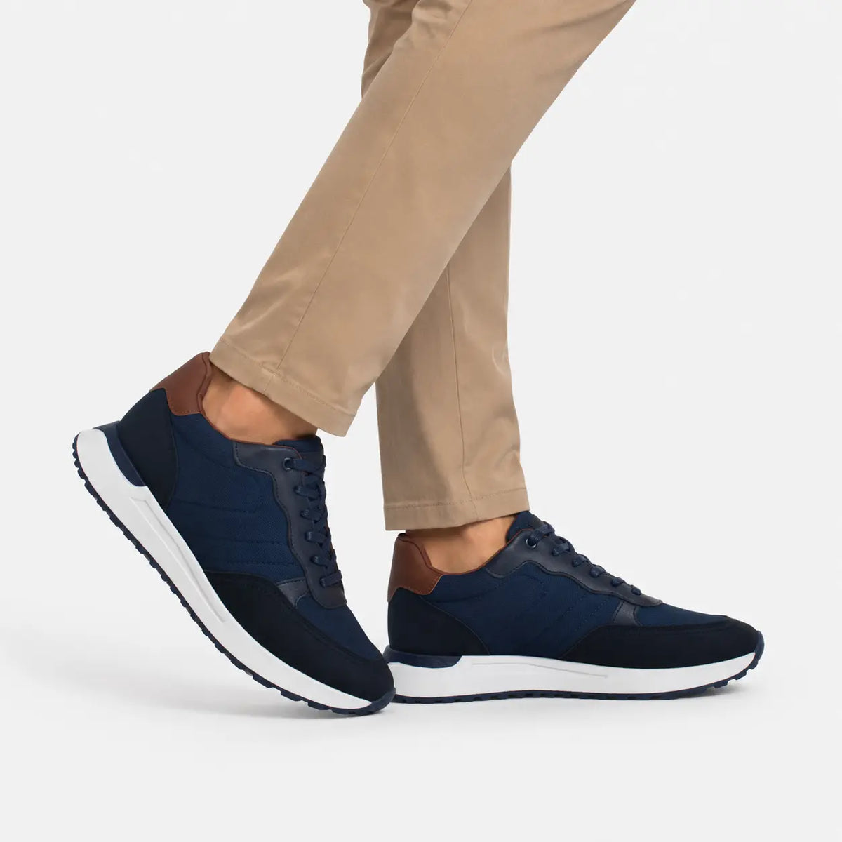 Tenis franco de textil para hombre - Azul