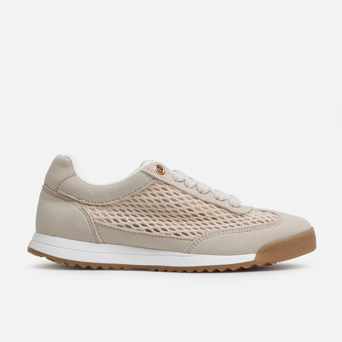 Tenis elena de sintético para mujer - Hueso