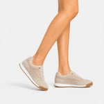 Tenis elena de sintético para mujer - Hueso