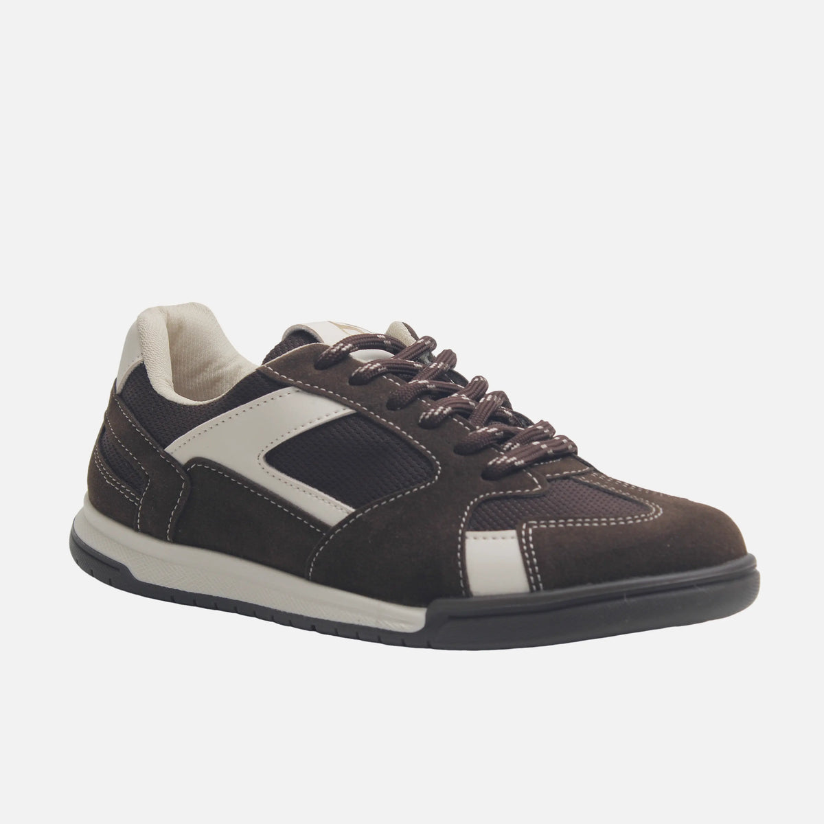 Tenis quira de cuero para mujer - Café