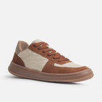 Tenis ambera de cuero para mujer - Miel