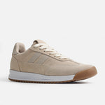 Tenis amethys de cuero para mujer - Beige