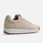 Tenis amethys de cuero para mujer - Beige
