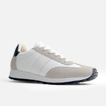 Tenis rosalia de cuero para mujer - Blanco